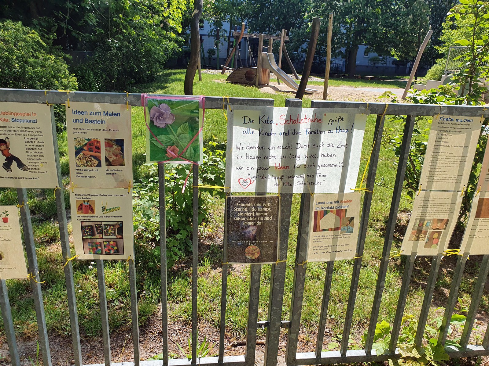 Gruß an die Kinder und Eltern zuhause